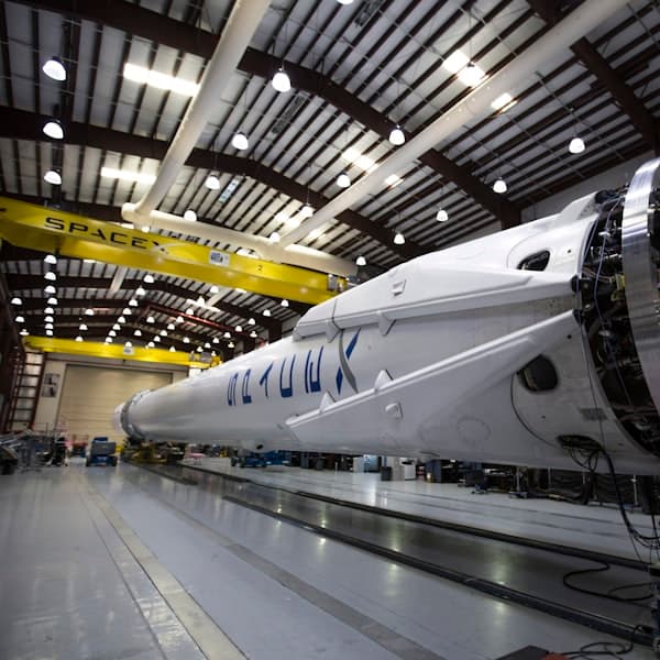 Aerospace structure under assembly